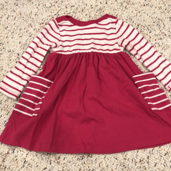 HANNA ANDERSSEN PINK WHITE STRIPED DRESS 2T - Picture 3 of 4